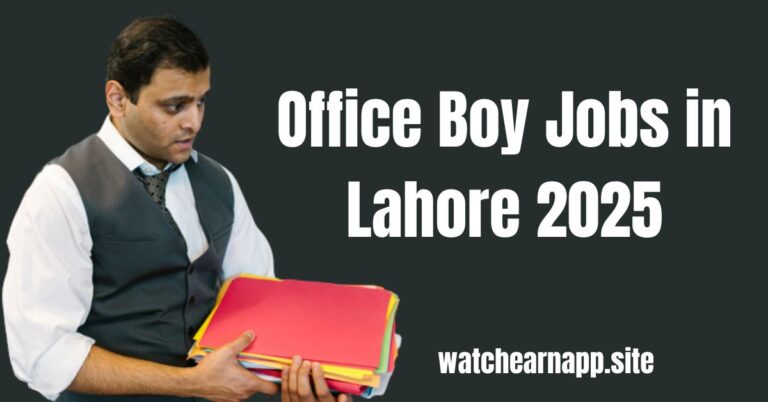 Office Boy Jobs in Lahore
