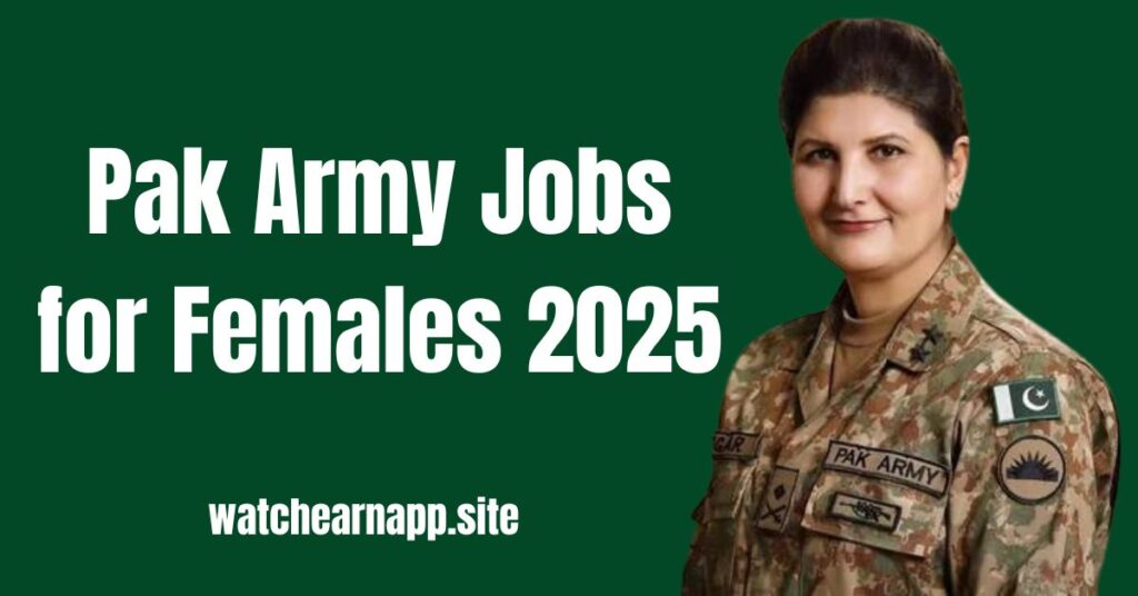 Pak Army Jobs for Females